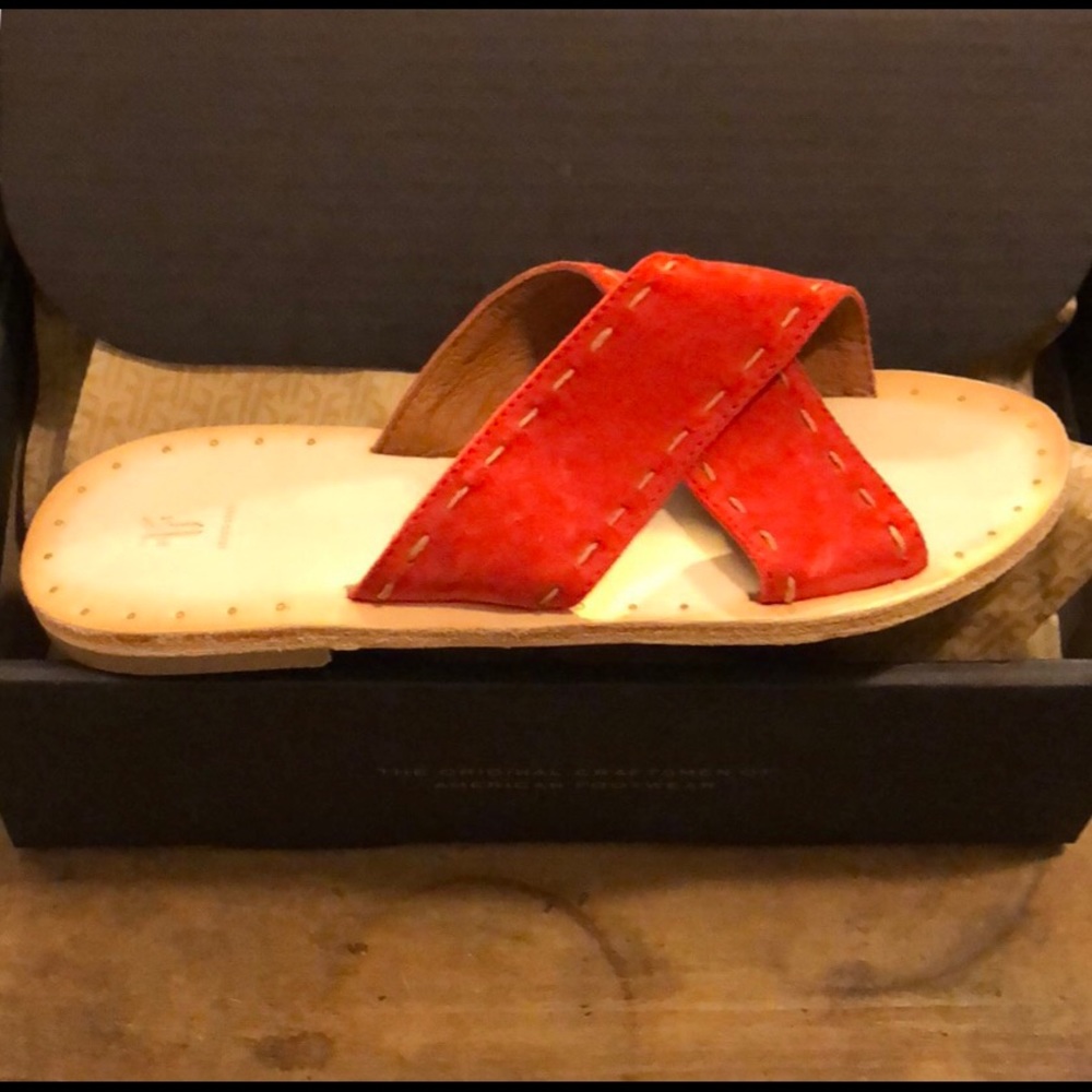 ๐ SOLD ๐ Frye Avery Pickstitch Sandal - Picture 1 of 7